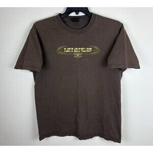 Vintage 90s Y2K John Deere Graphic T-Shirt / Brown / Size XL